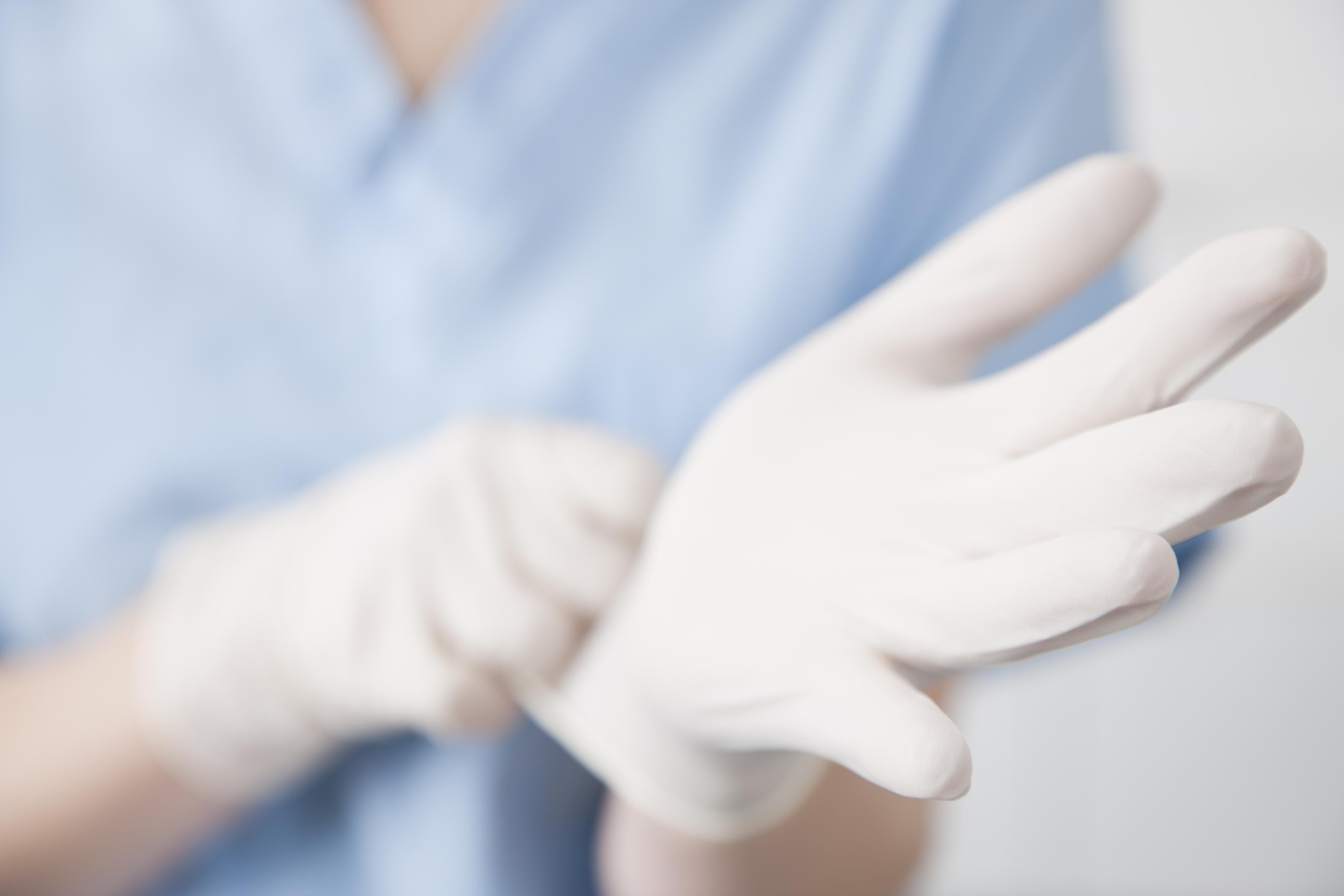 surgical hand gloves